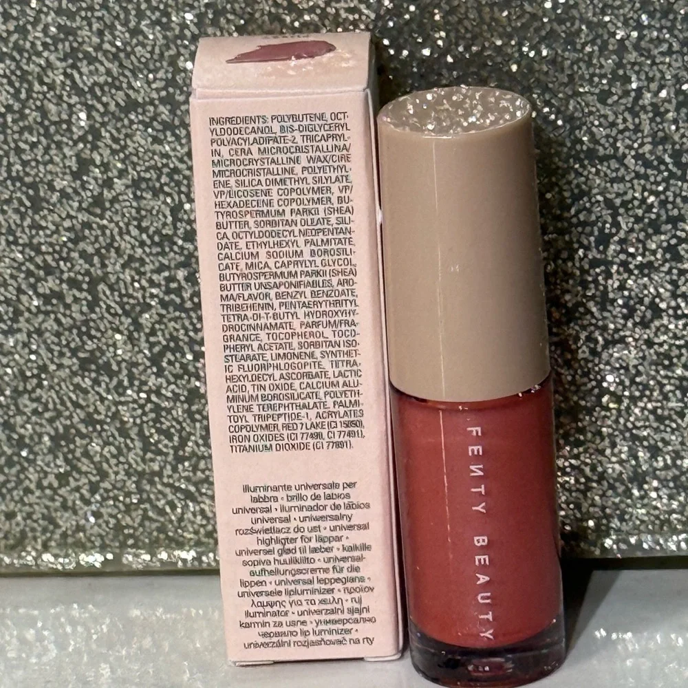 5 for $25 item🌺Mini Fenty Beauty Gloss Bomb Universal Lip Luminizer Fussy Fu$$y